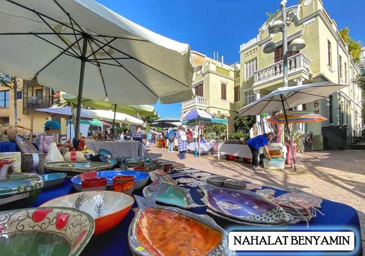 Tel-Aviv Center, Near The Beach, Terrace, 2 People 外观 照片