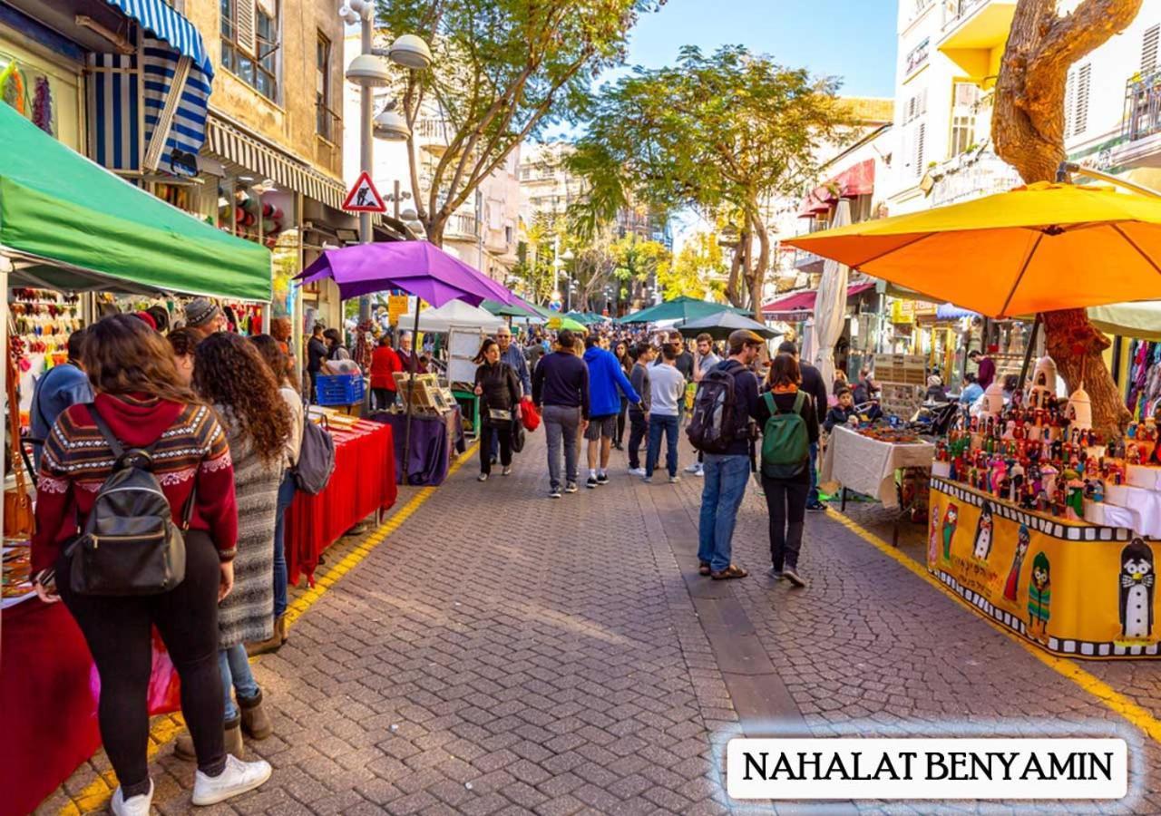 Tel-Aviv Center, Near The Beach, Terrace, 2 People 外观 照片