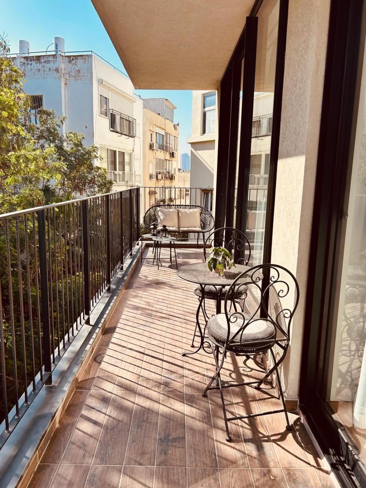 Tel-Aviv Center, Near The Beach, Terrace, 2 People 外观 照片